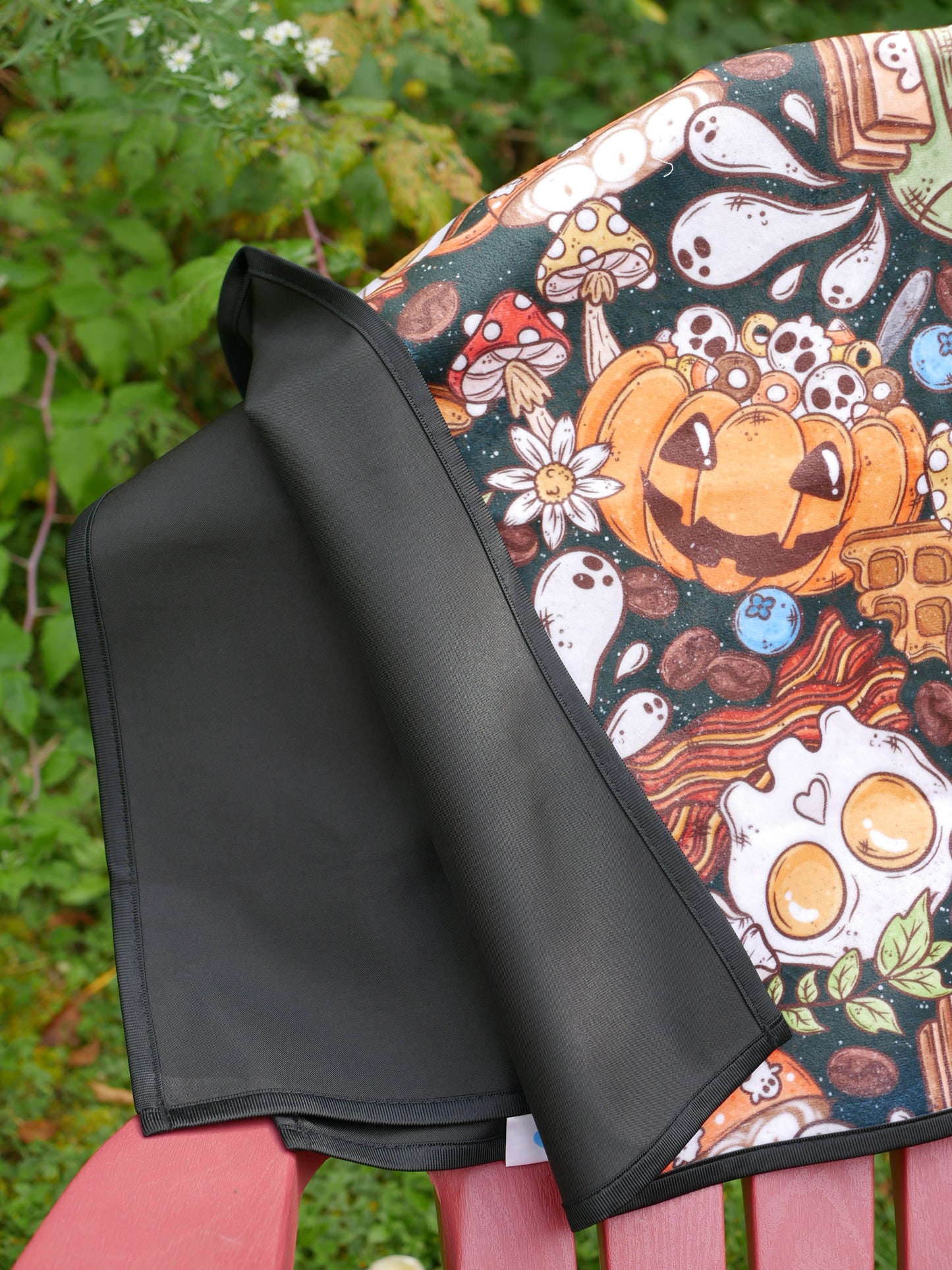 Spooky Breakfast Picnic / Play Mat, Water-resistant Blanket