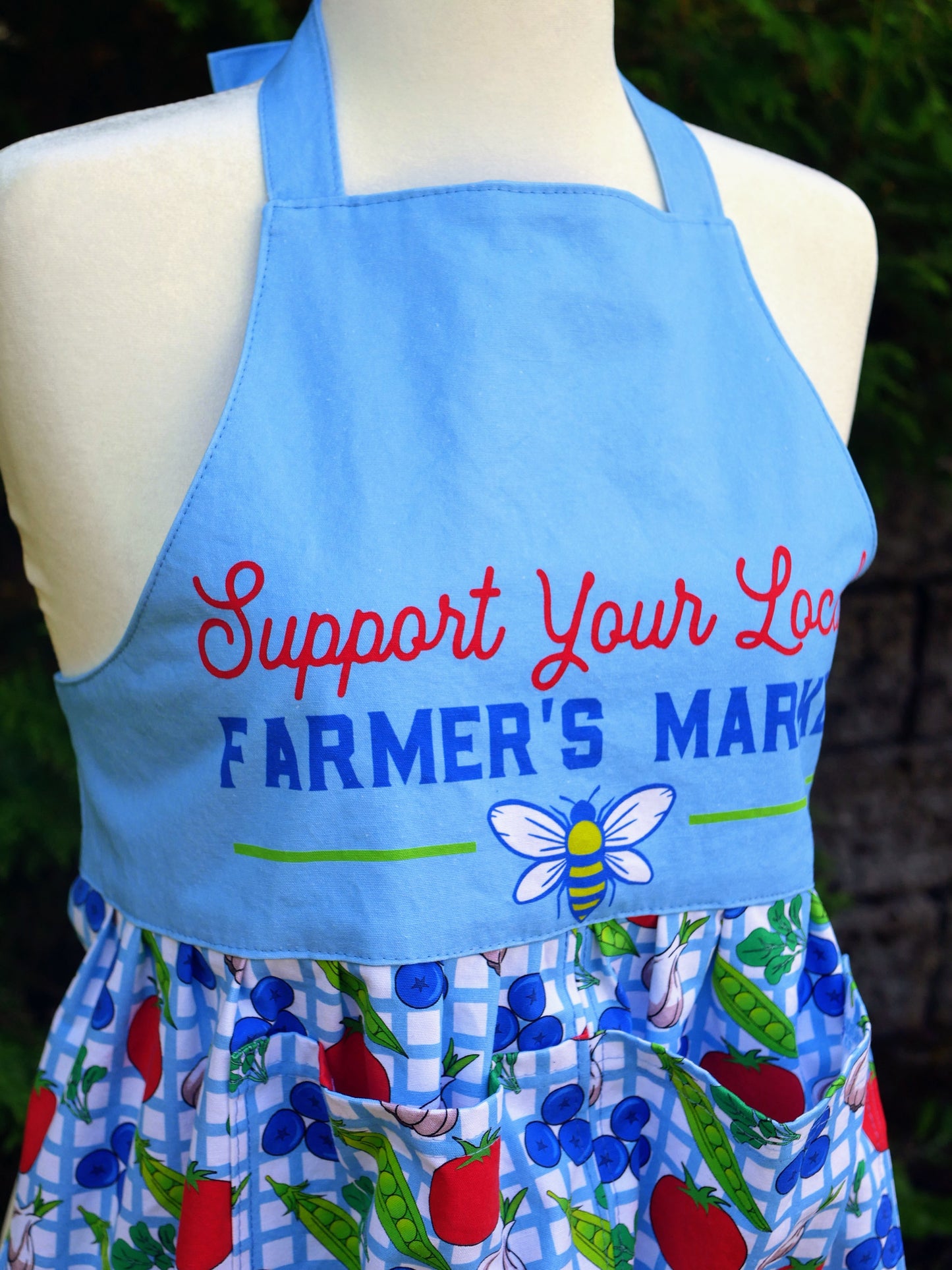 Adult Apron, Farmers Market, M-XL
