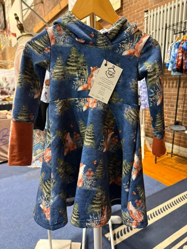 GWM Hooded Dress, 12m-3T