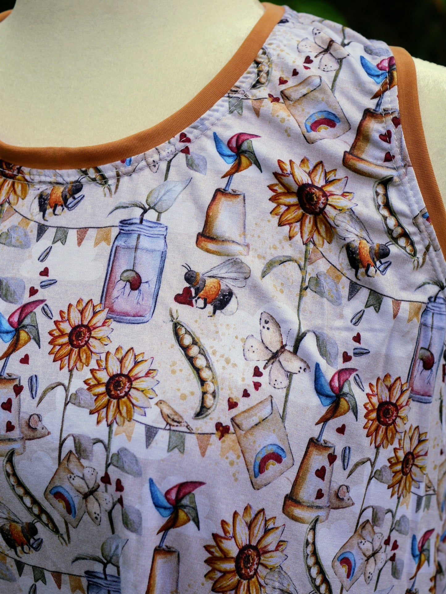 Adult Women's Modal Tanktop, L bust, XL hips