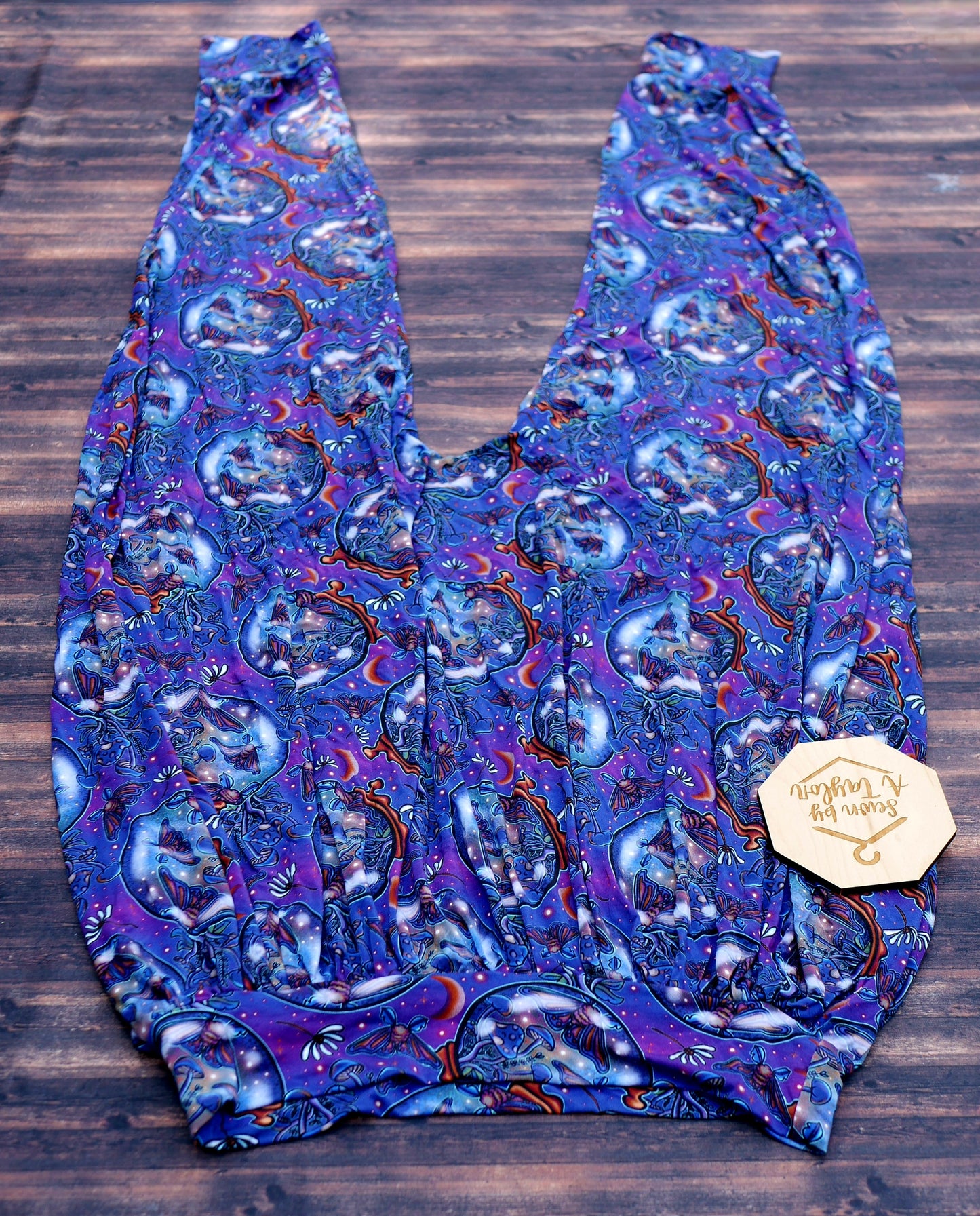 Adult Modal Crystal Ball Harem Pants w/ pockets, Size XL