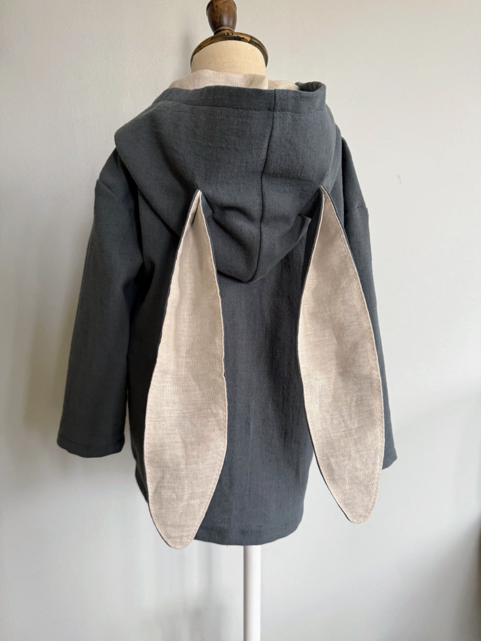 Bunny Linen Shirt, 3/4T (Fits like 4/5T)