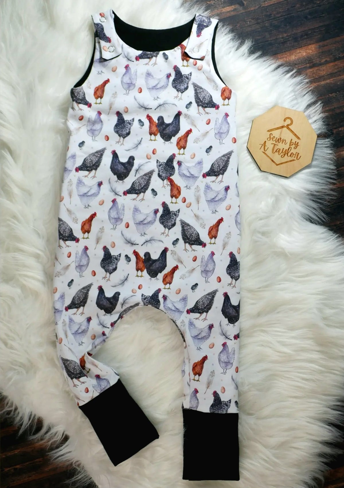 PREORDER Grow-With-Me Overalls Romper