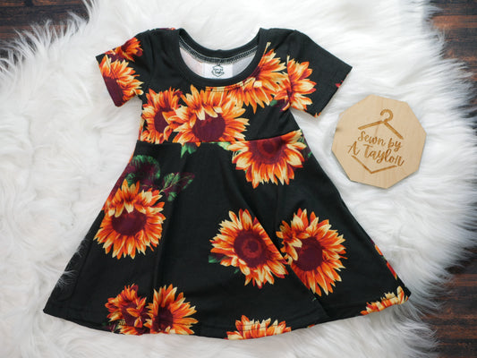 Black Sunflower GWM Dress - Size 3-12m