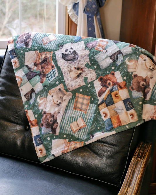 Custom Silk-Touch Minky Blanket 30" x 40" (Toddler Size)