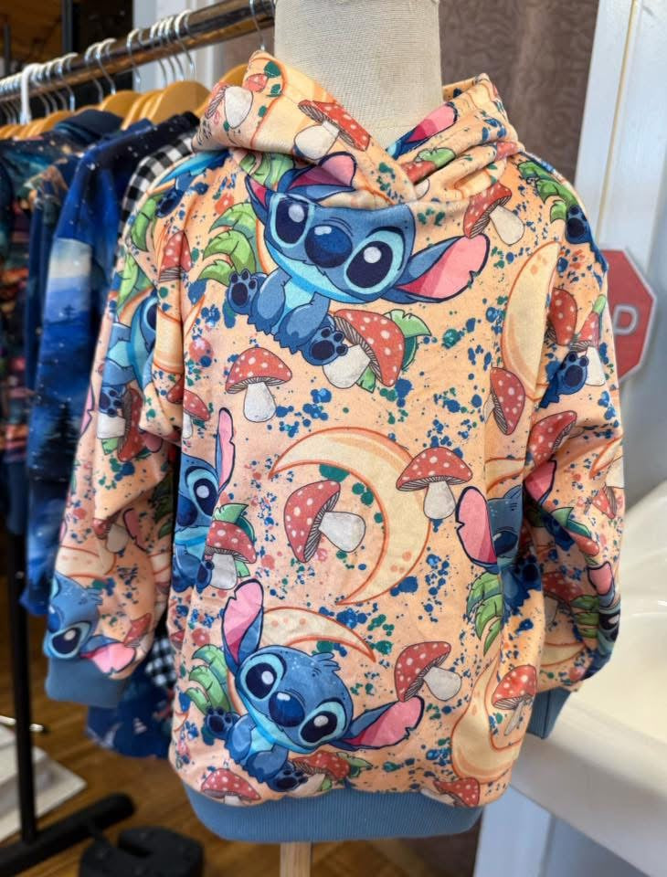 Oversized Sweater with Hood, Squish, 2-3T