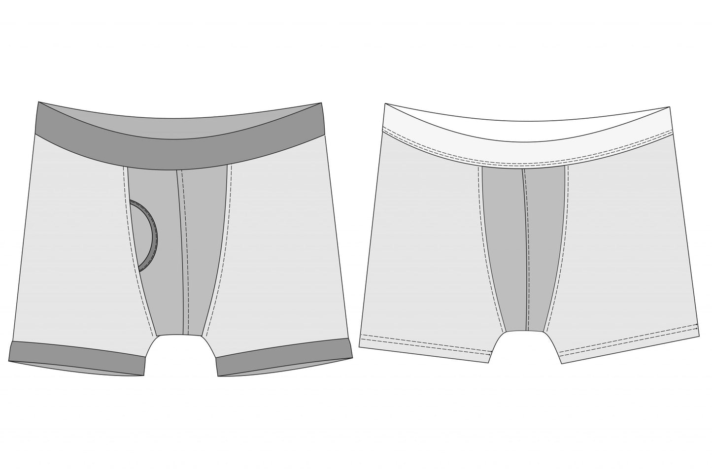 Merino Wool Boxer Briefs (Closed Front)