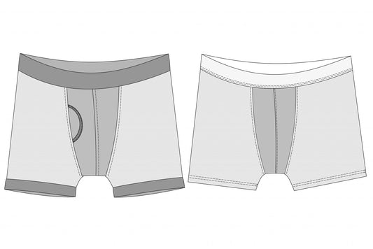 Merino Wool Boxer Briefs (Closed Front)