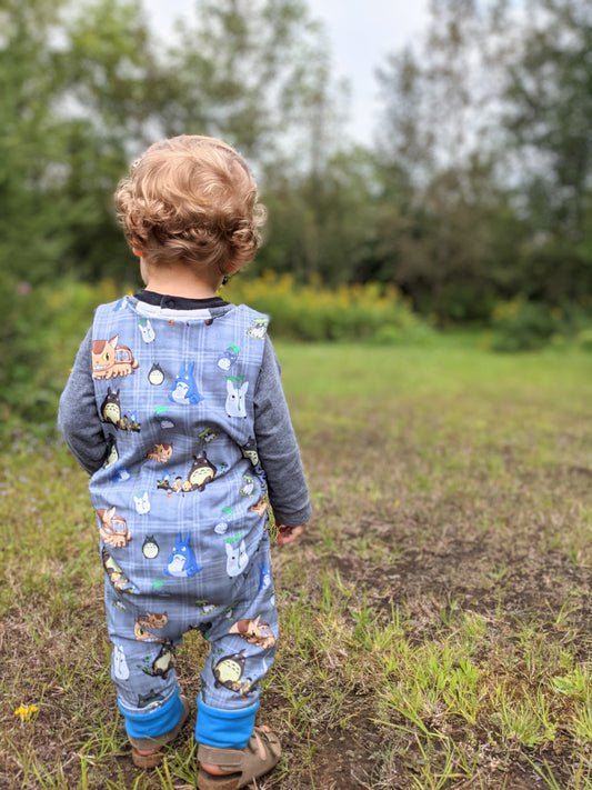 PREORDER Grow-With-Me Overalls Romper