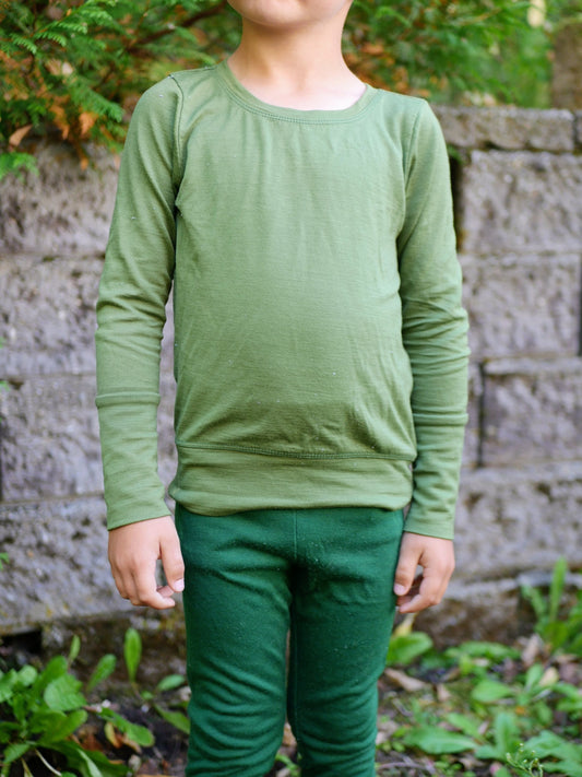 Merino Wool GWM Kids Long Sleeve Shirt