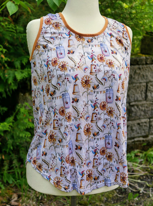 Adult Women's Modal Tanktop, L bust, XL hips