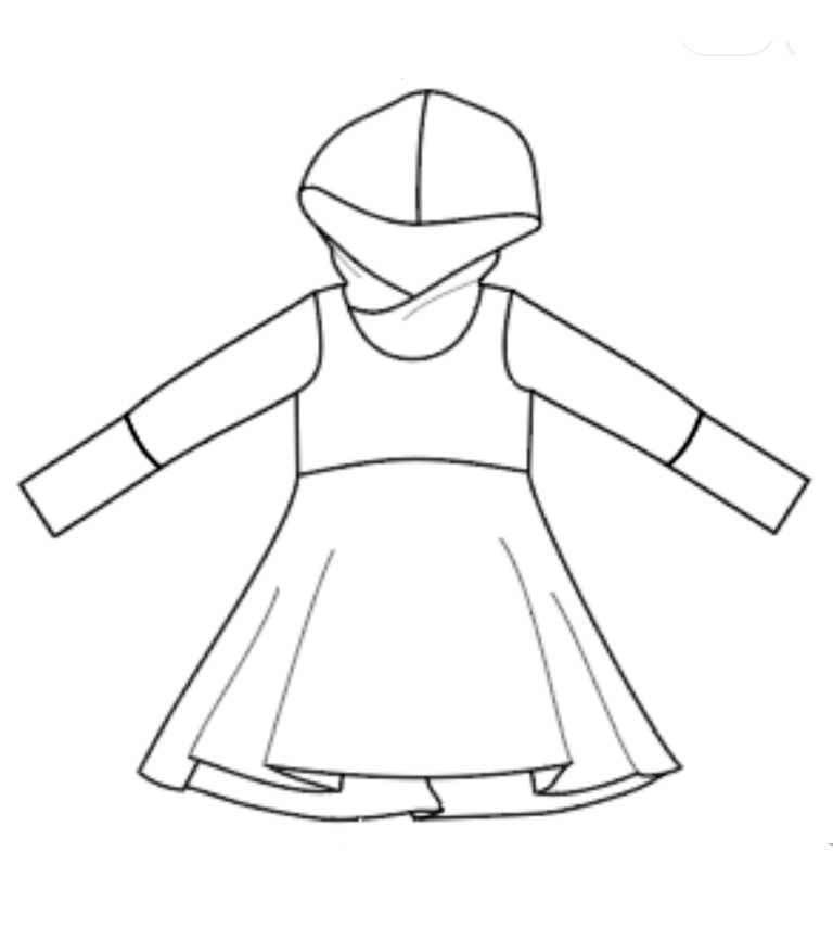 PREORDER Grow-With-Me Hooded Dress